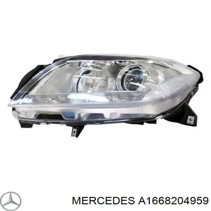 A1668200461 Mercedes Основна фара - вставка