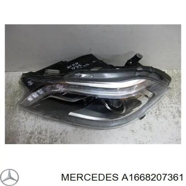Купити A1668207361 Mercedes Основна фара в зборі ліва