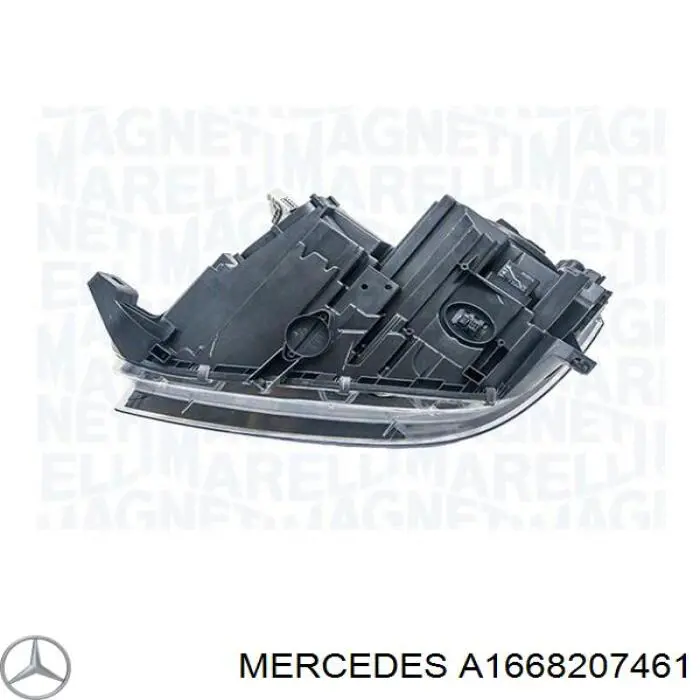 Фара правая Mercedes A1668207461 ціна, від 1199.65 USD