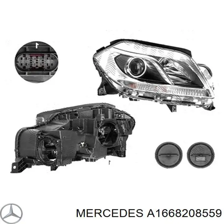 A1668208559 Mercedes Фара правая