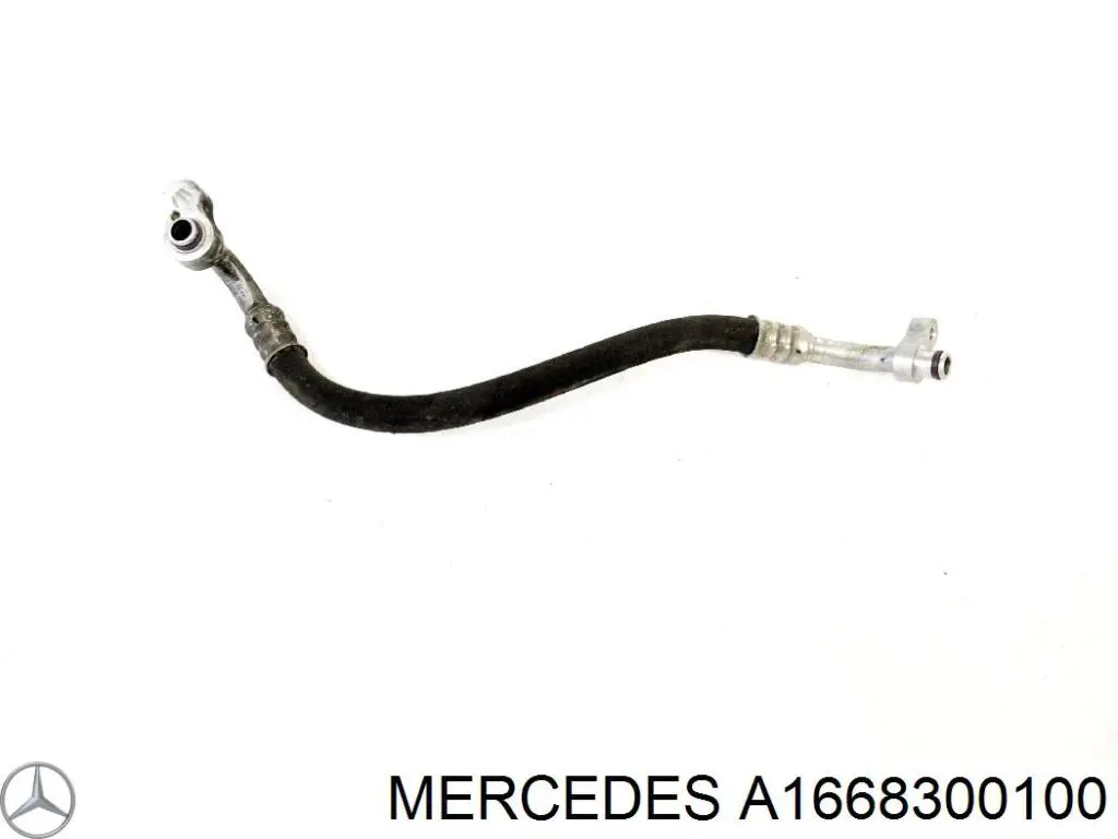 A1668300100 Mercedes Шланг кондиціонера, від радіатора до випарника