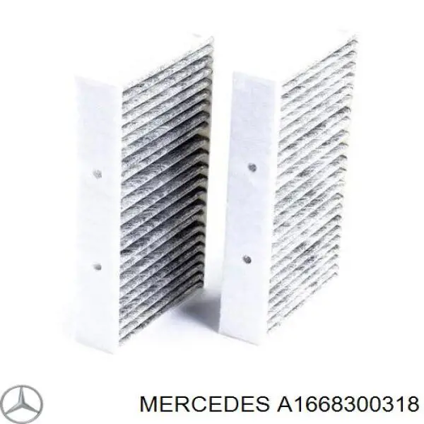 Купити A1668300318 Mercedes Фільтр салону вугільний
