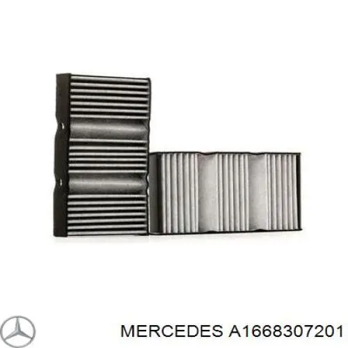A1668307201 Mercedes фільтр салону