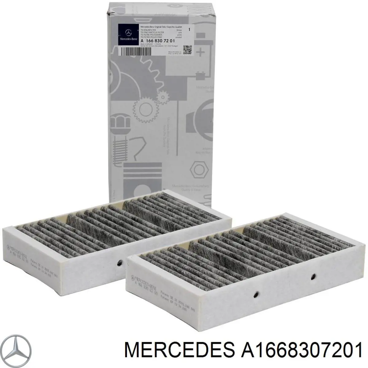Купити A1668307201 Mercedes Фільтр салону вугільний