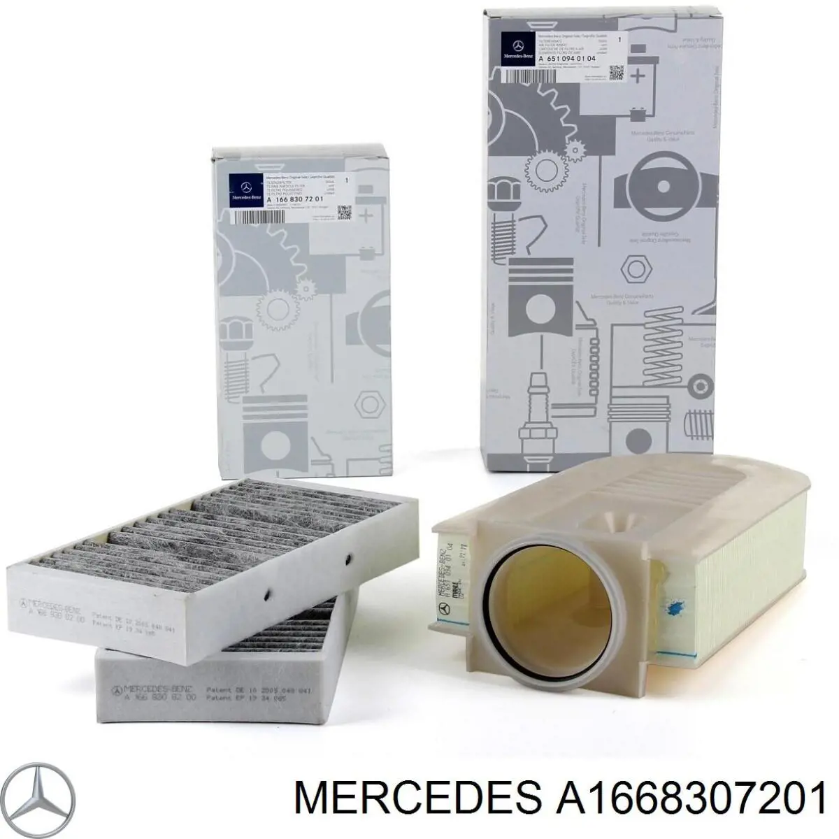 Фільтр салону A1668307201 Mercedes