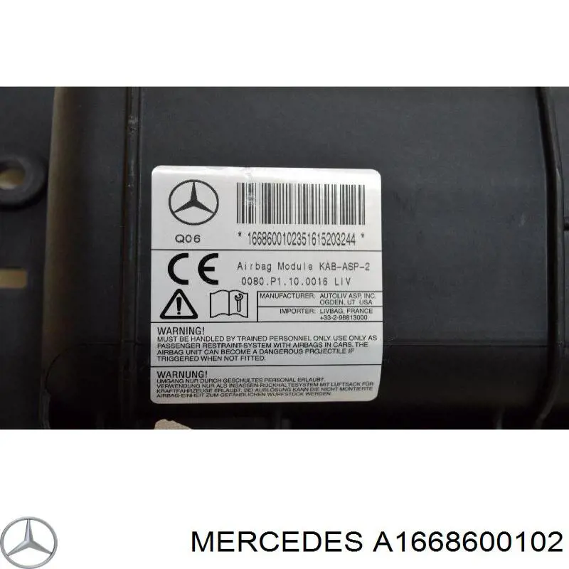 Купити A1668600102 Mercedes 