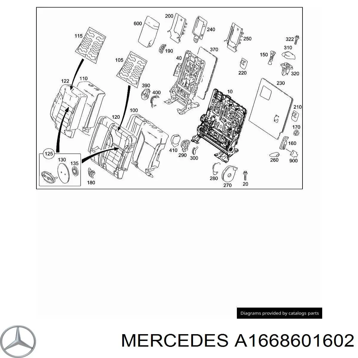 A1668601602 Mercedes 