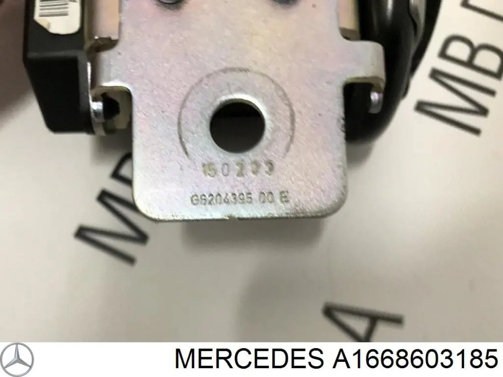 Пасок безпеки задній лівий Mercedes A1668603185 ціна, від 101.35 USD