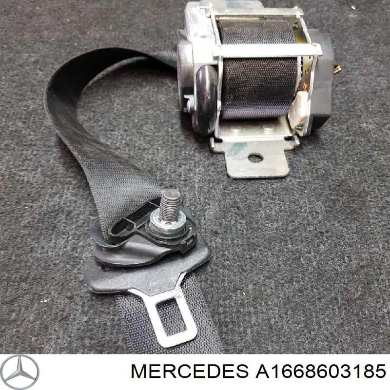 Купити A1668603185 Mercedes Пасок безпеки задній лівий