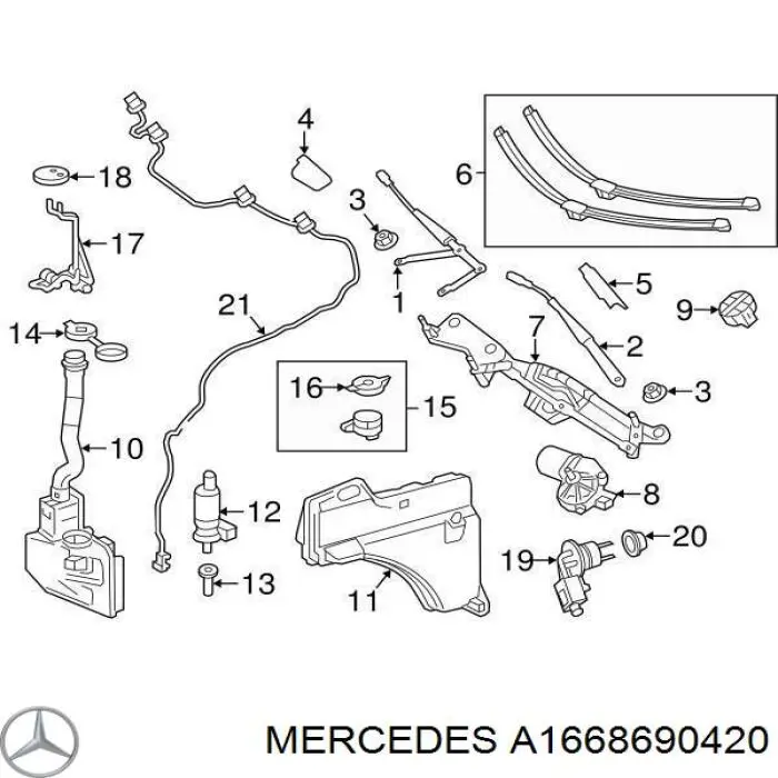 1008619 Autotechteile Бачок склоомивача