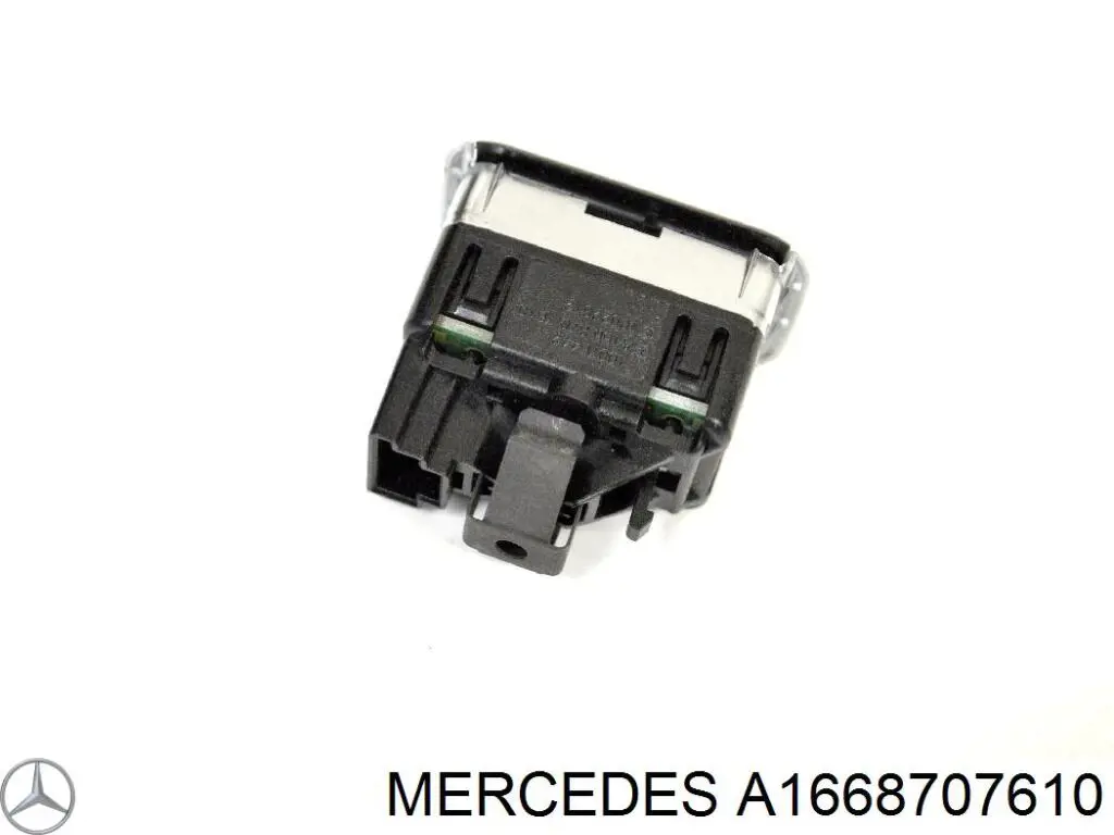 Кнопка салону приводу замка 3/5 двері (ляди)/кришки багажнику A1668707610 Mercedes