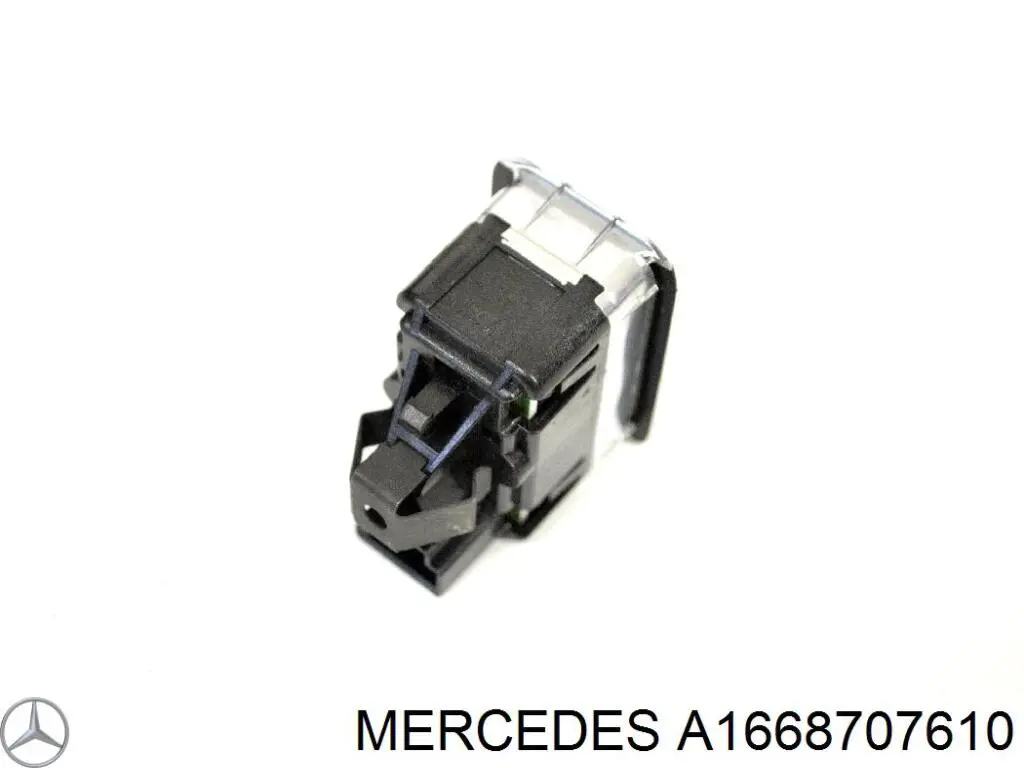 Кнопка салону приводу замка 3/5 двері (ляди) / кришки багажнику Mercedes A1668707610