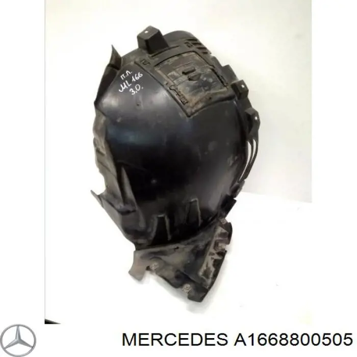 A1668800505 Mercedes Підкрилок переднього крила, лівий передній