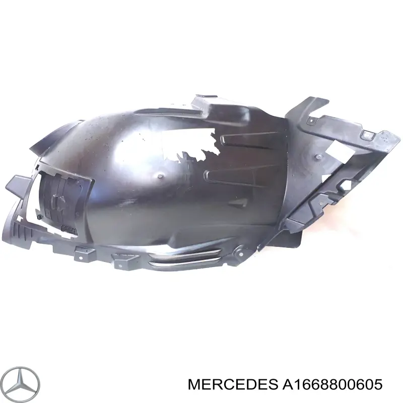 Купити A1668800605 Mercedes Підкрилок переднього крила, правий передній