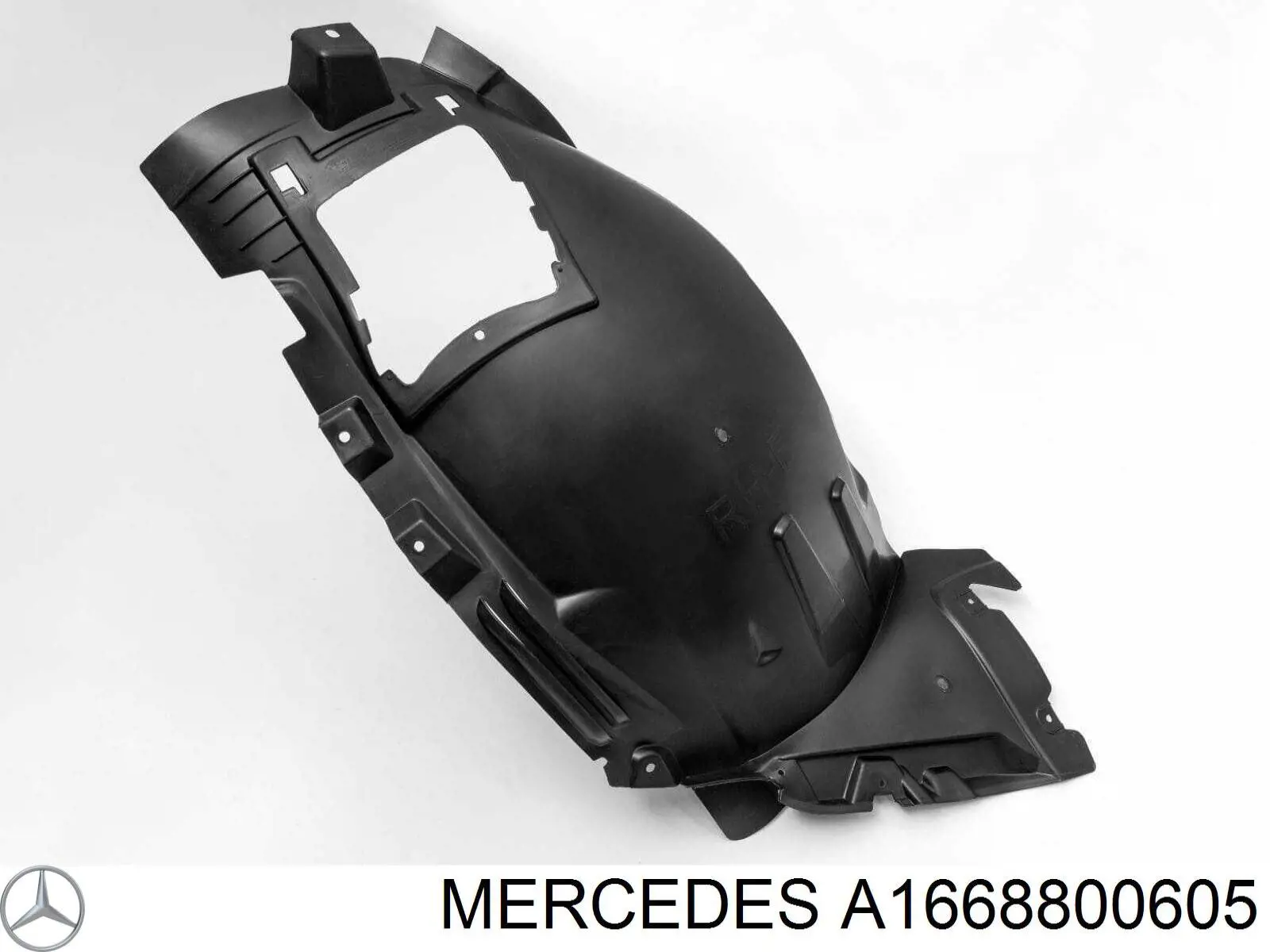 Підкрилок переднього крила, правий передній Mercedes A1668800605 ціна, від 35.67 USD