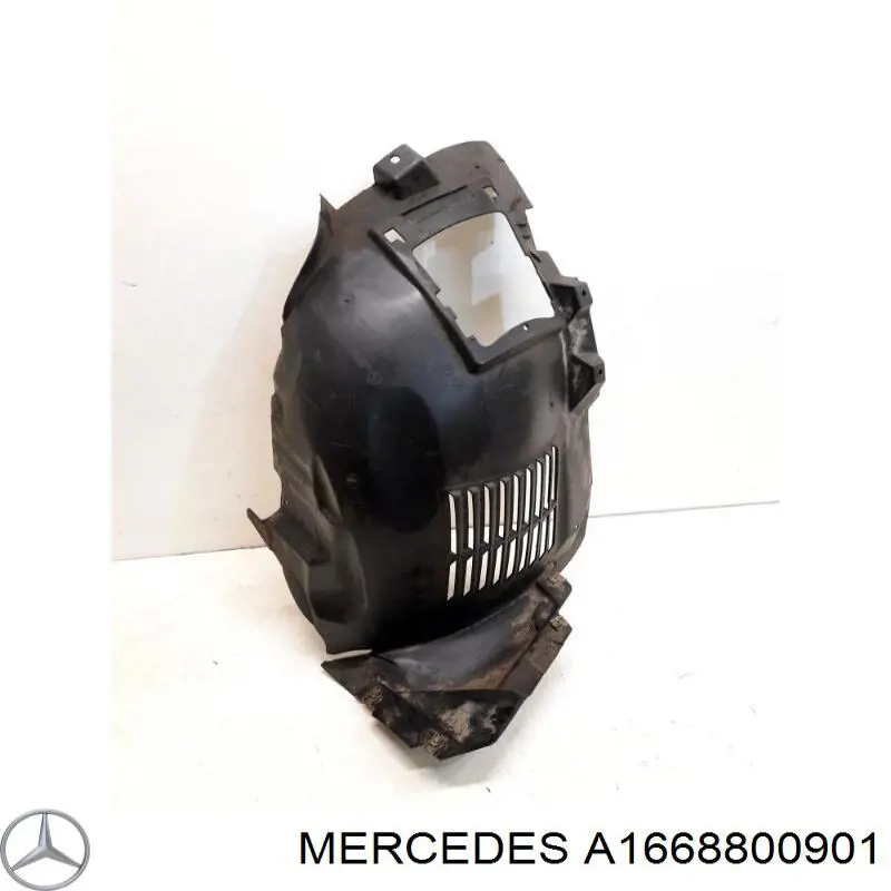 Підкрилок переднього крила, лівий передній Mercedes A1668800901 ціна, від 99.31 USD