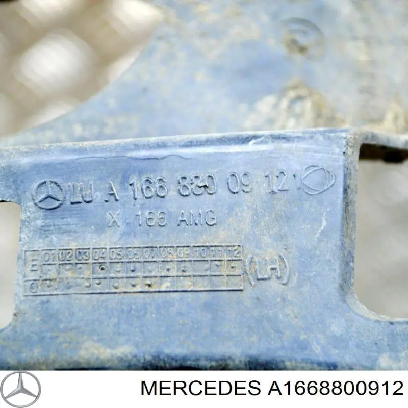 Кронштейн бампера заднього, зовнішній лівий Mercedes A1668800912 ціна, від 97.99 USD