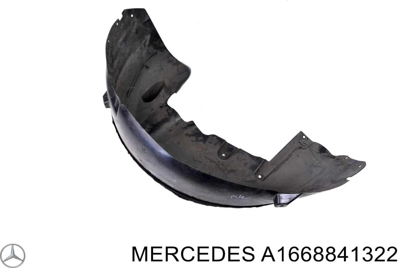 Підкрилок заднього крила, лівий на Mercedes ML/GLE (W166)