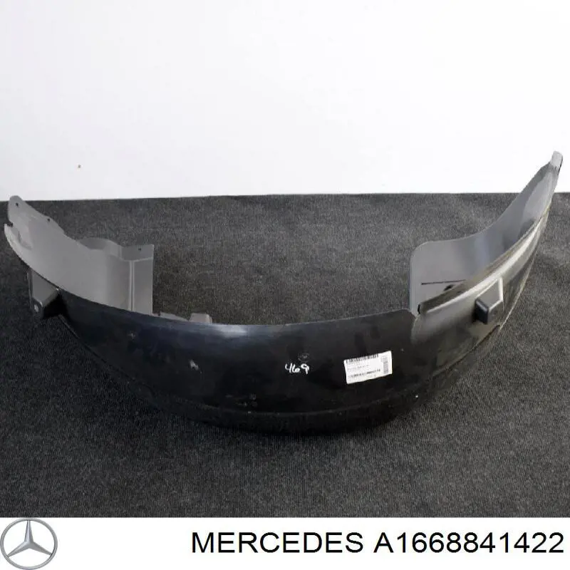 Підкрилок заднього крила, правий A1668841422 Mercedes
