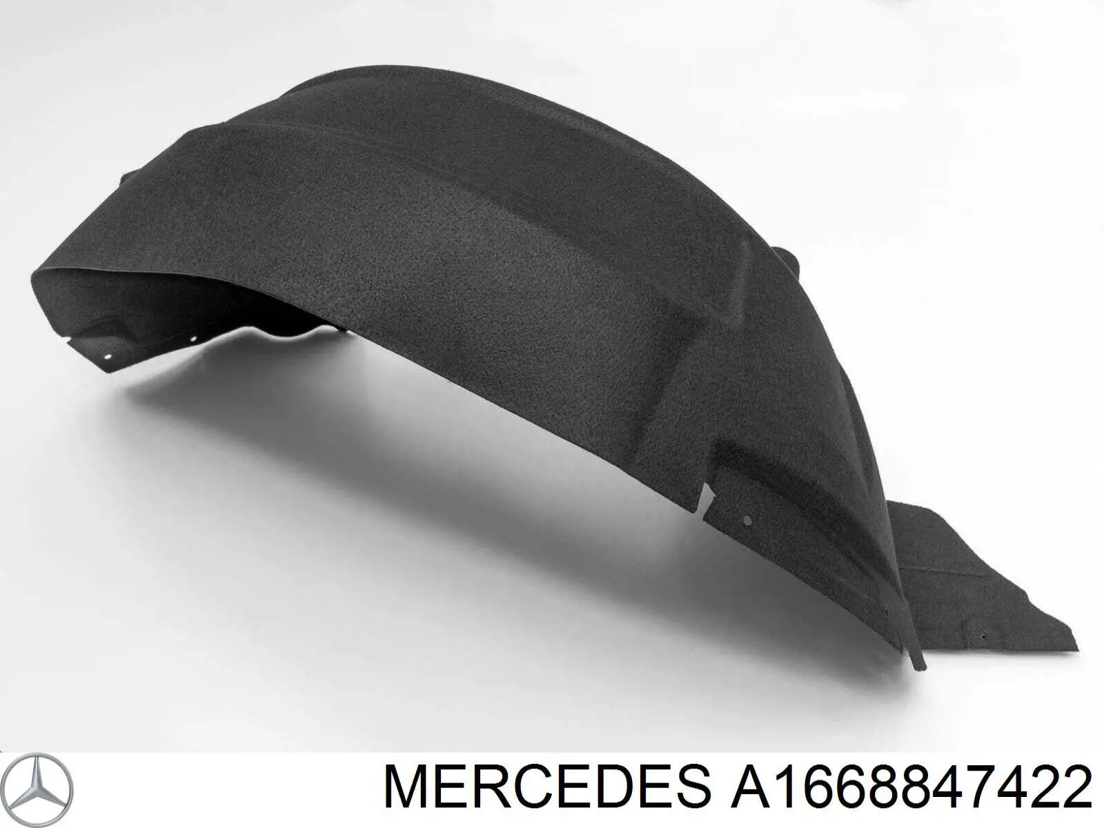 Підкрилок заднього крила, лівий Mercedes A1668847422 ціна, від 50.67 USD