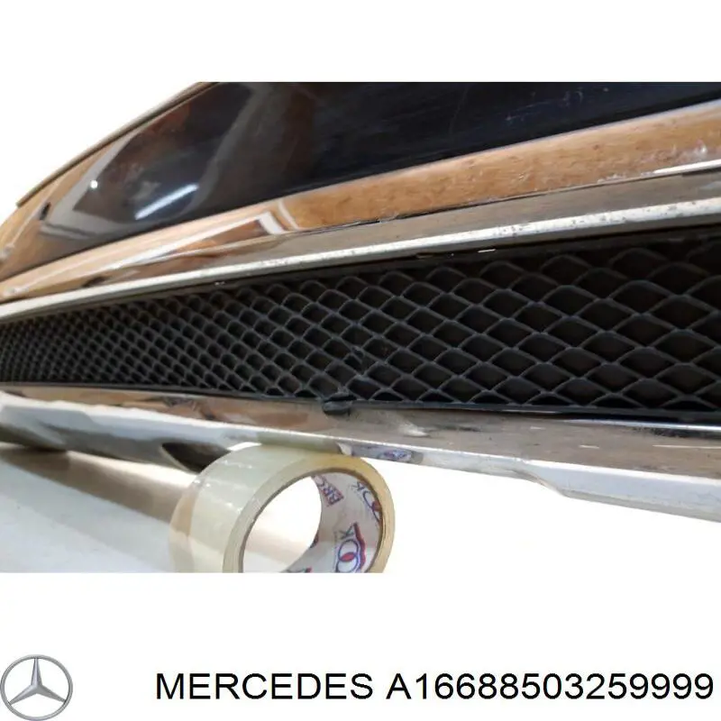 A16688503259999 Mercedes Бампер задній, верхня частина