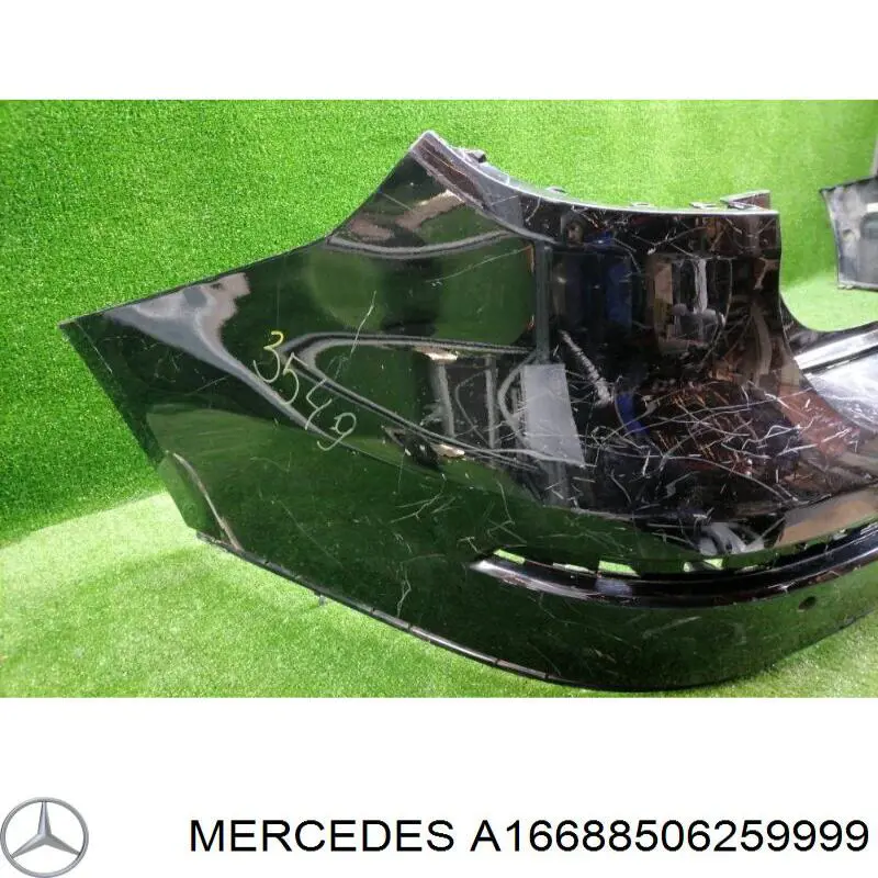 A16688506259999 Mercedes Бампер задній, верхня частина
