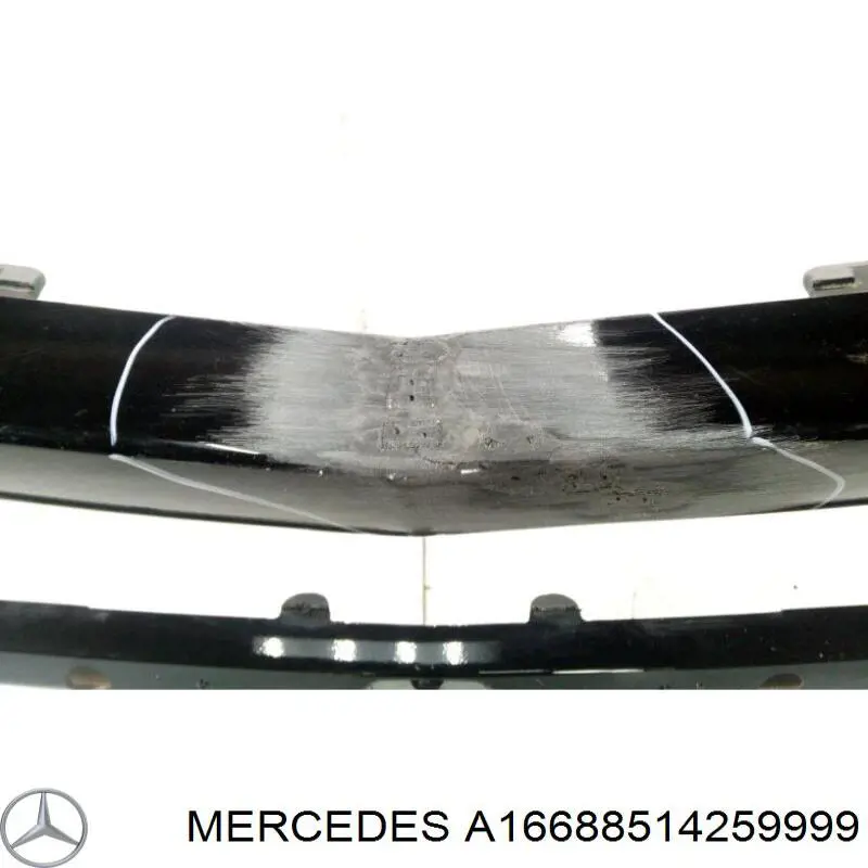 A16688514259999 Mercedes бампер передній