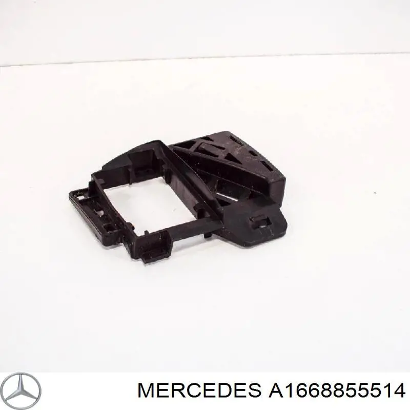 A1668855514 Mercedes Кронштейн бампера заднього, лівий