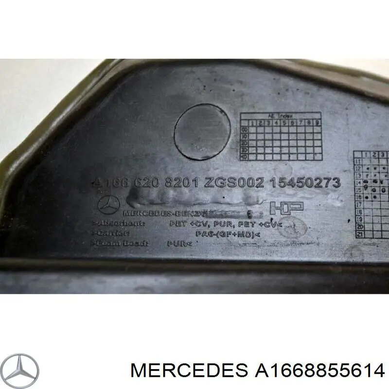 Mercedes A1668855614 ціна, від 28.08 USD