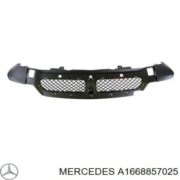 1668857025 Mercedes спойлер переднього бампера