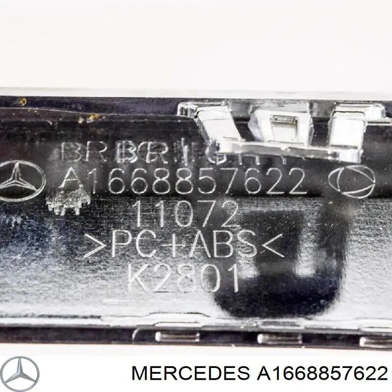 Накладка бампера заднього Mercedes A1668857622 ціна, від 112.75 USD