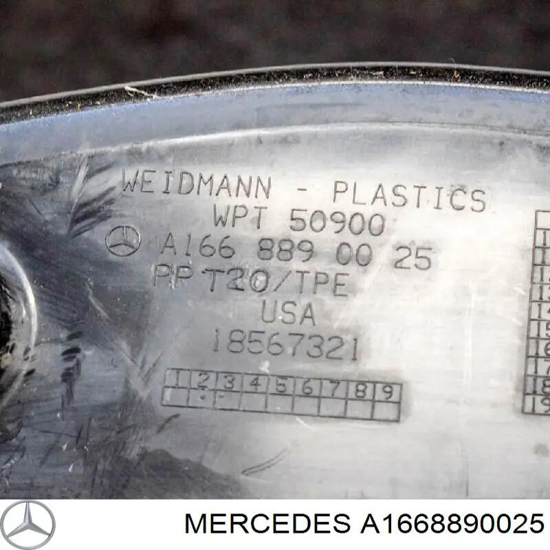 A1668890025 Mercedes 