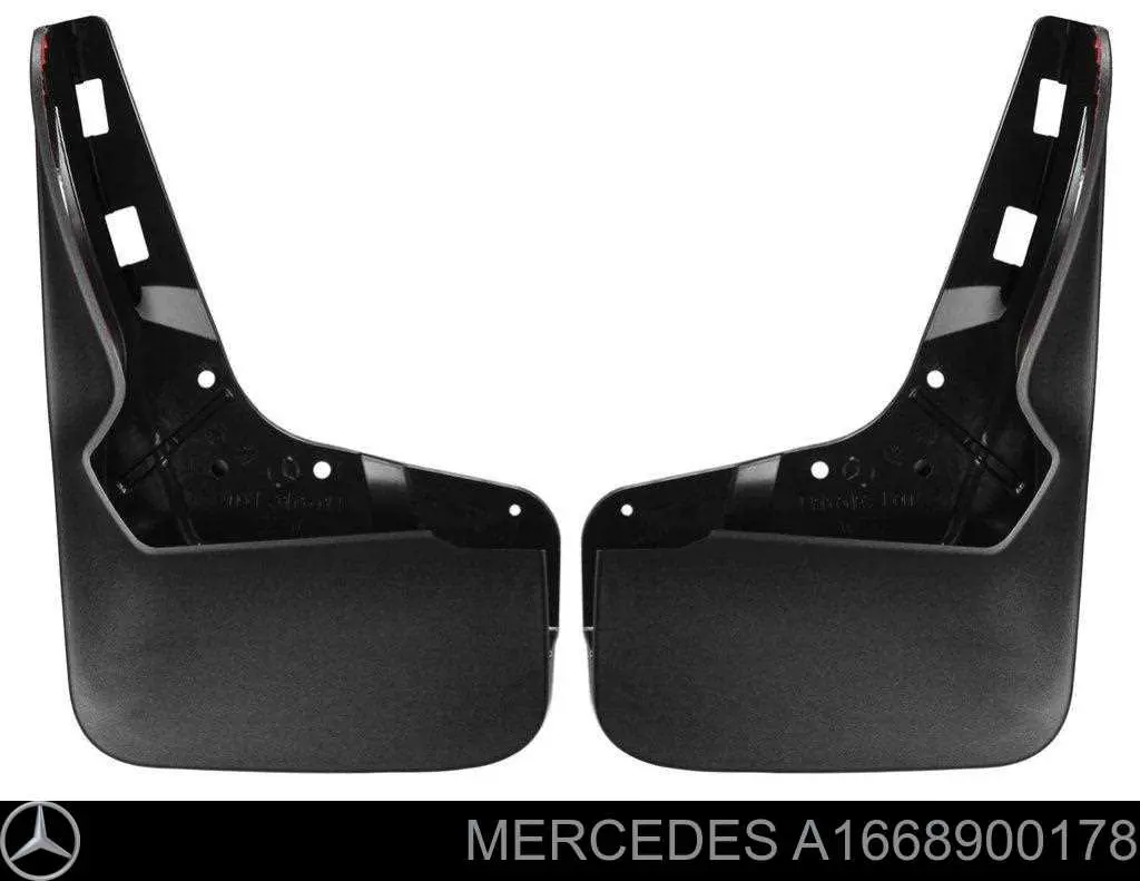 Купити A1668900178 Mercedes Бризковики передніх коліс