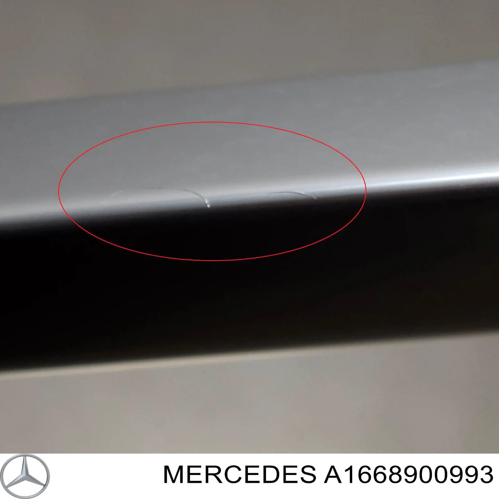 Купити A1668900993 Mercedes Рейлінг даху лівий