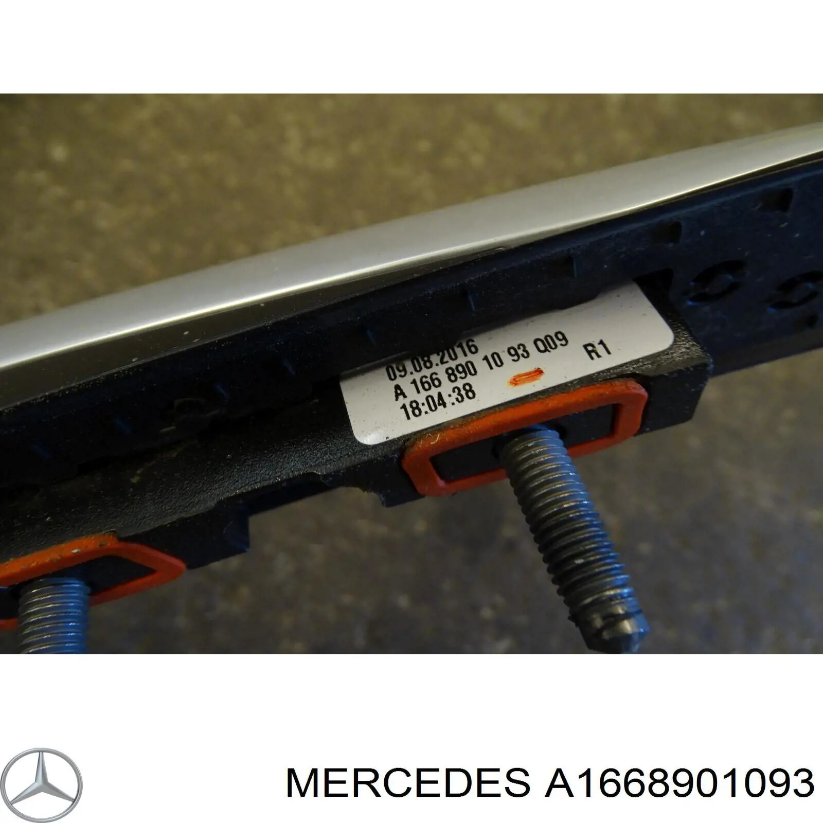 A1668901093 Mercedes Автомобільний рейлінг на дах правий