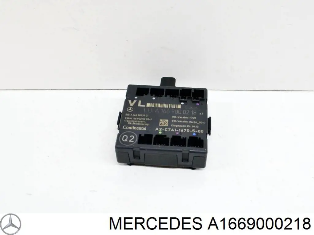 Блок комфорту передніх дверей Mercedes A1669000218 ціна, від 16.47 USD