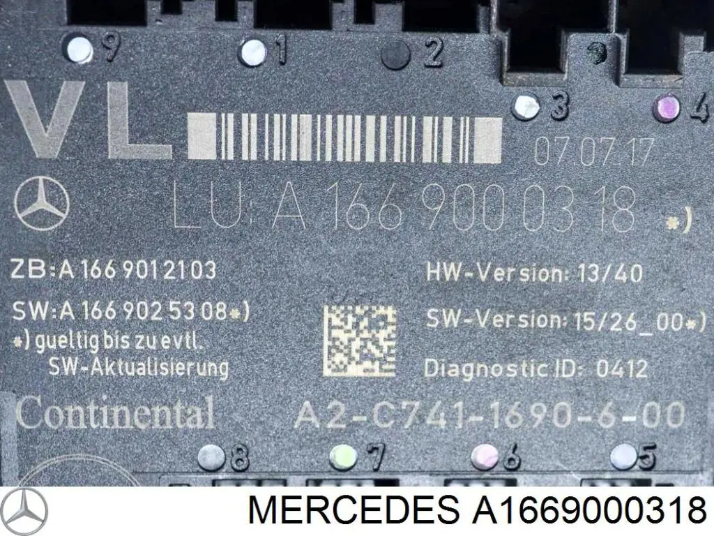  A166900031880 Mercedes