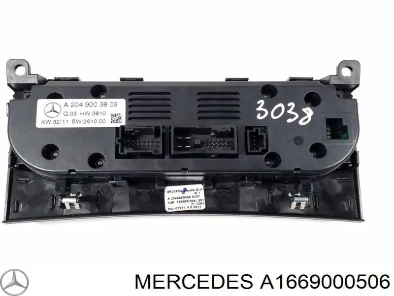 Купити A1669002212 Mercedes Блок управління пічкою