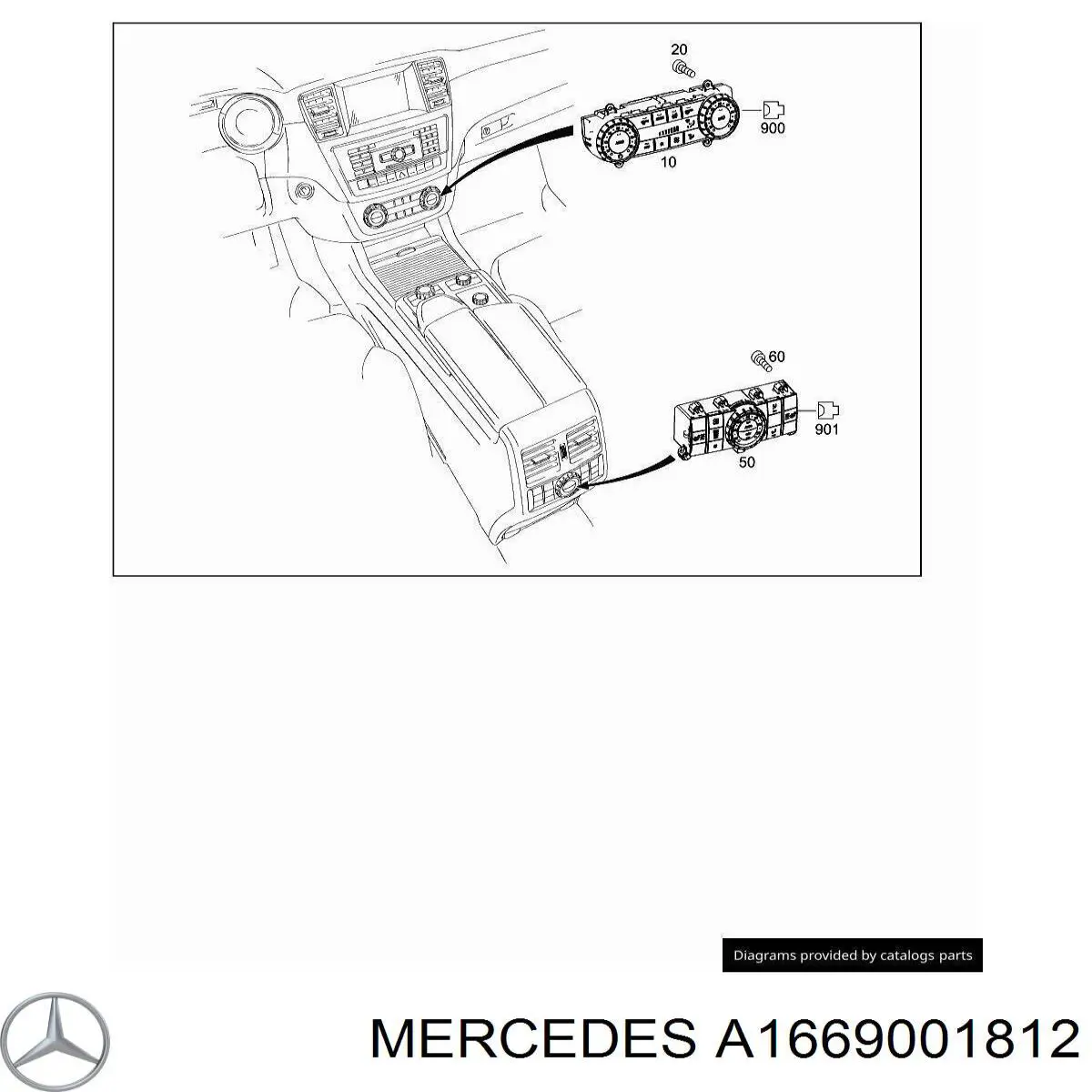Регулятор вентилятора обігрівача Mercedes A1669001812 ціна, від 114.02 USD
