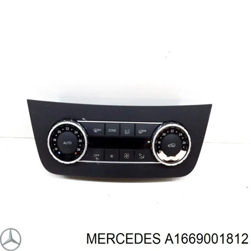 A1669001812 Mercedes Механізм управління кондиціонером