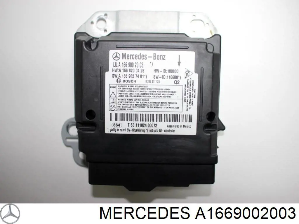 A1669002003 Mercedes 