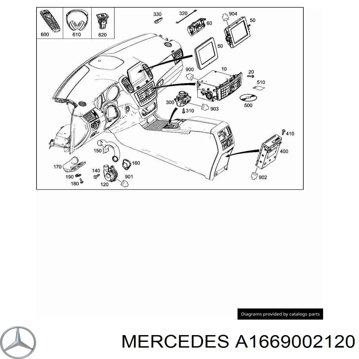 A1669002120 Mercedes 