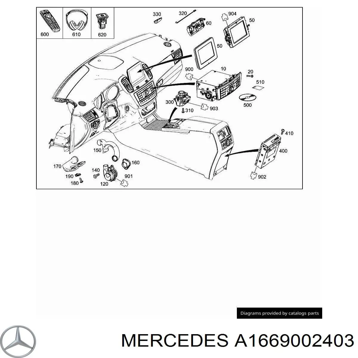A1669002403 Mercedes 
