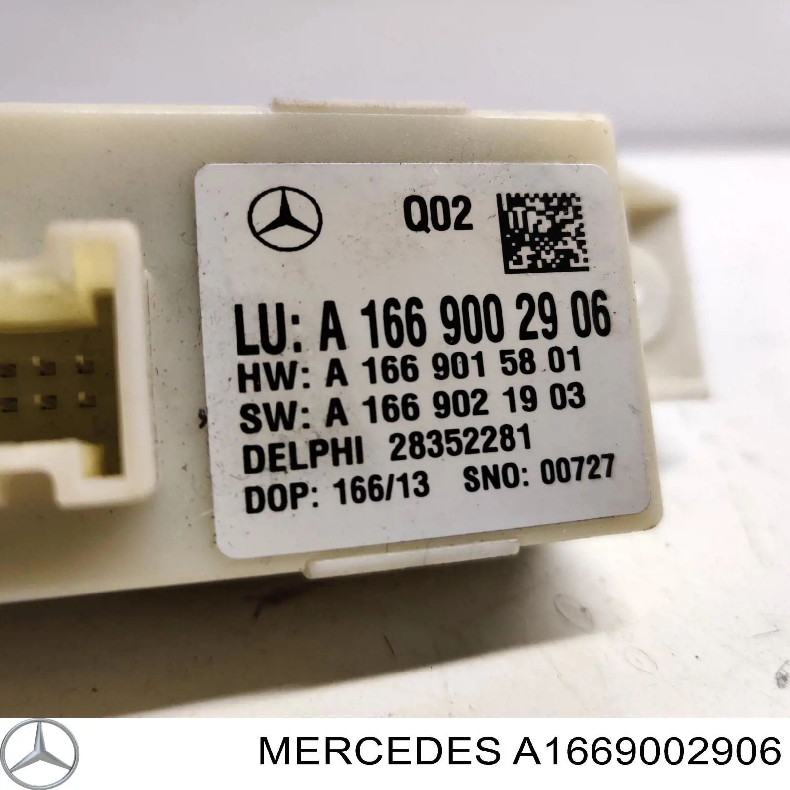 Купити A1669002906 Mercedes Модуль керування (ЕБУ) світлом фар