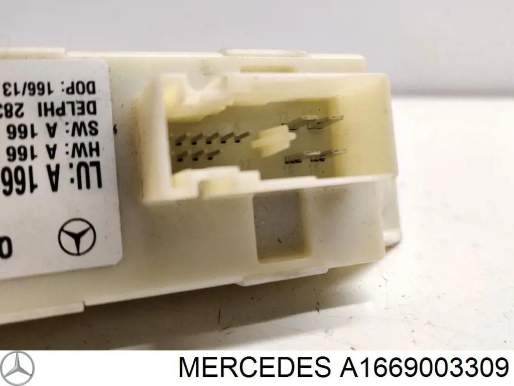 A1669003309 Mercedes модуль керування (ебу світлом фар)