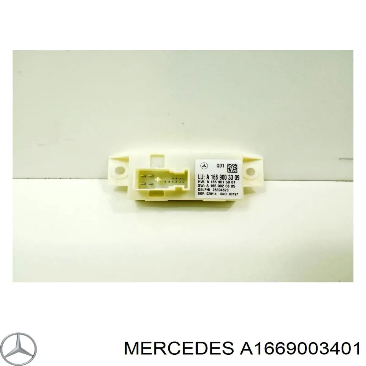 Купити A1669003401 Mercedes Модуль керування (ЕБУ) світлом фар