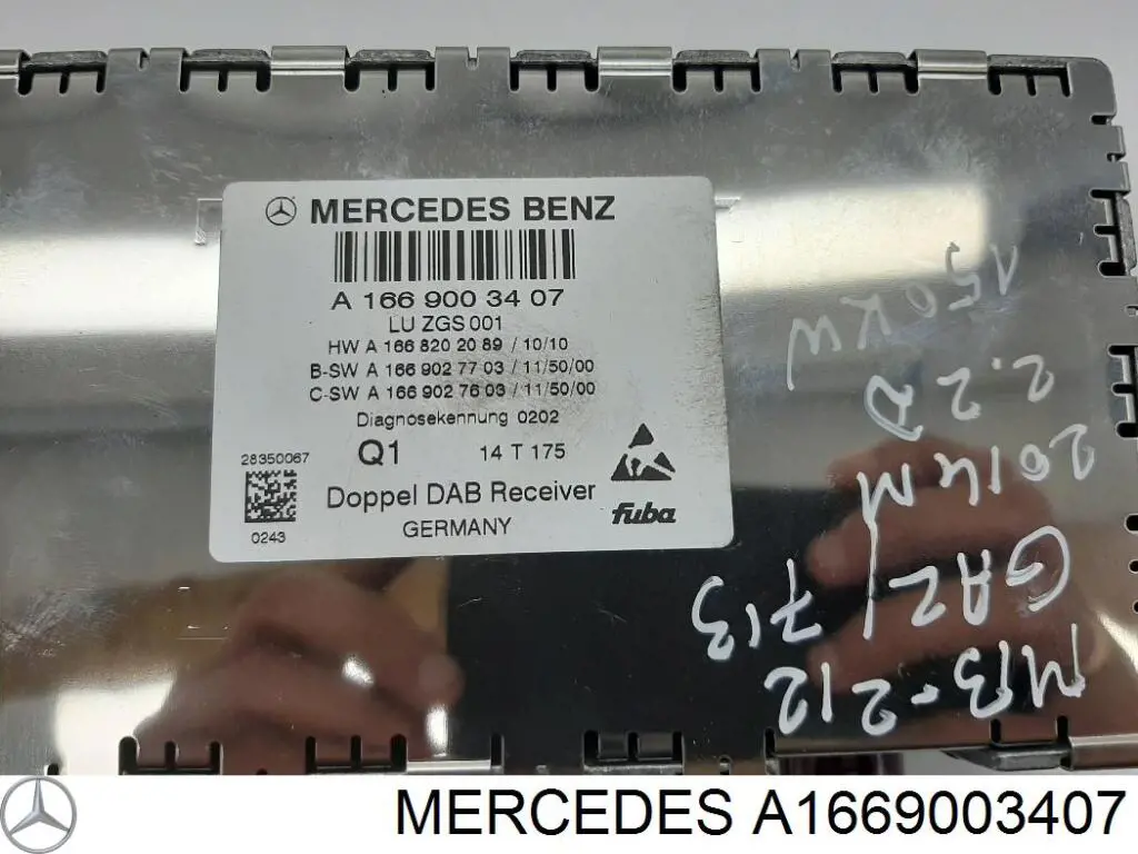  Mercedes A1669003407 ціна, від 15.19 USD