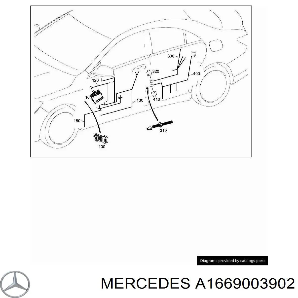 A1669003902 Mercedes Блок комфорту передніх дверей