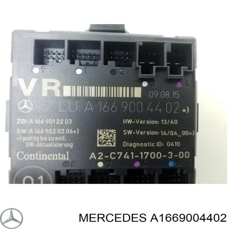 Блок комфорту передніх дверей Mercedes A1669004402 ціна, від 33.75 USD