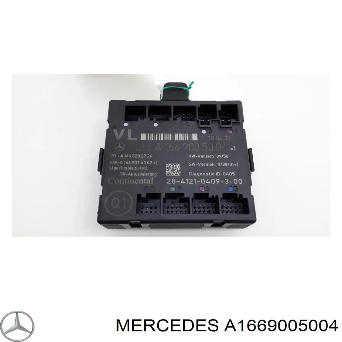 A1669005505 Mercedes Блок комфорту передніх дверей